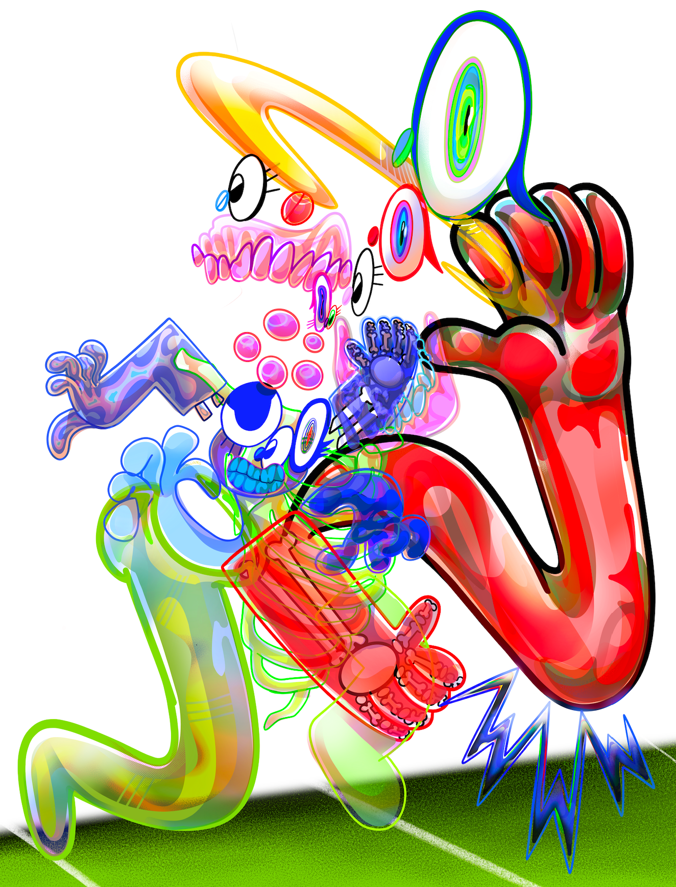 50 YARD DASH - PRINT